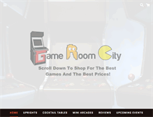 Tablet Screenshot of gameroomcity.com